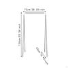 Clothing Rack Foldable Stainless Steel Portable for Interiors And Camping