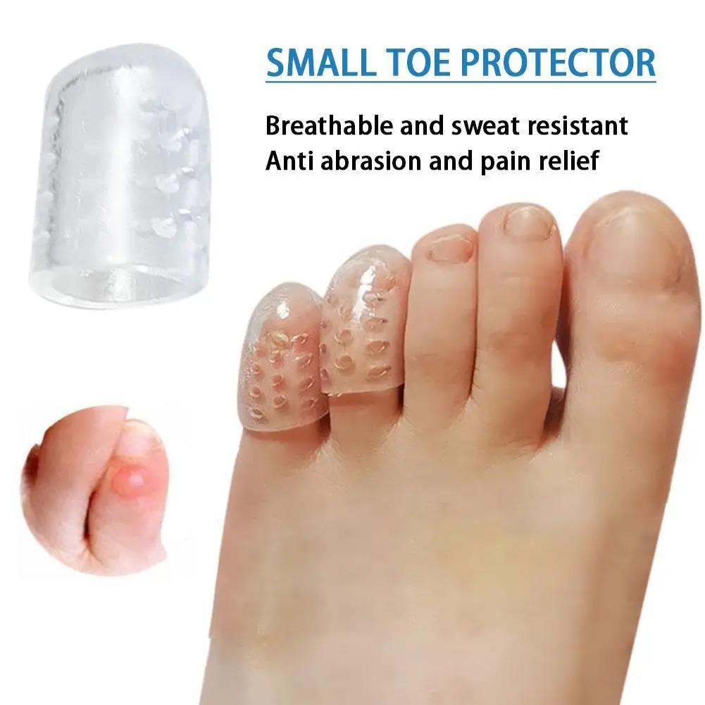 Toe Covers Silicone Toe Caps Anti-Friction Breathable Toe Protector Prevents Blisters Toe Caps Cover Protectors Foot Care
