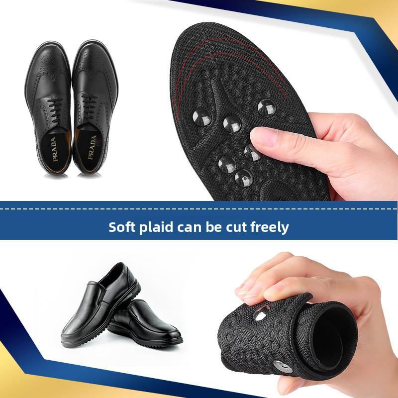 Magnetic Therapy Insole with Cloth Absorbs Sweat and Breathable Magnetic Massage Arch Support Full Pad Magnet Insole