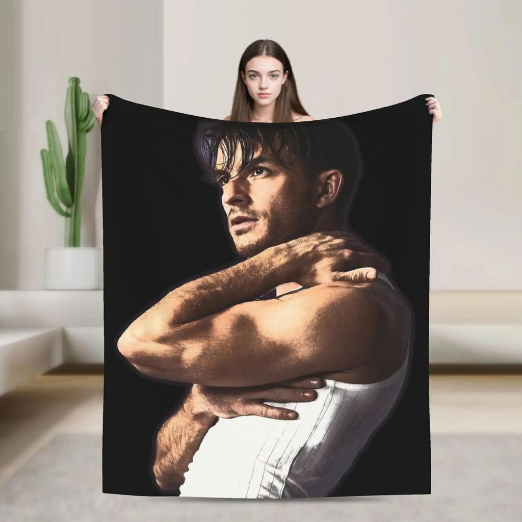 Jonathan Bailey Cool Blanket Soft Plush Throw for Kids Flannel Bedspread for Couch or Bed Novelty Bed Cover