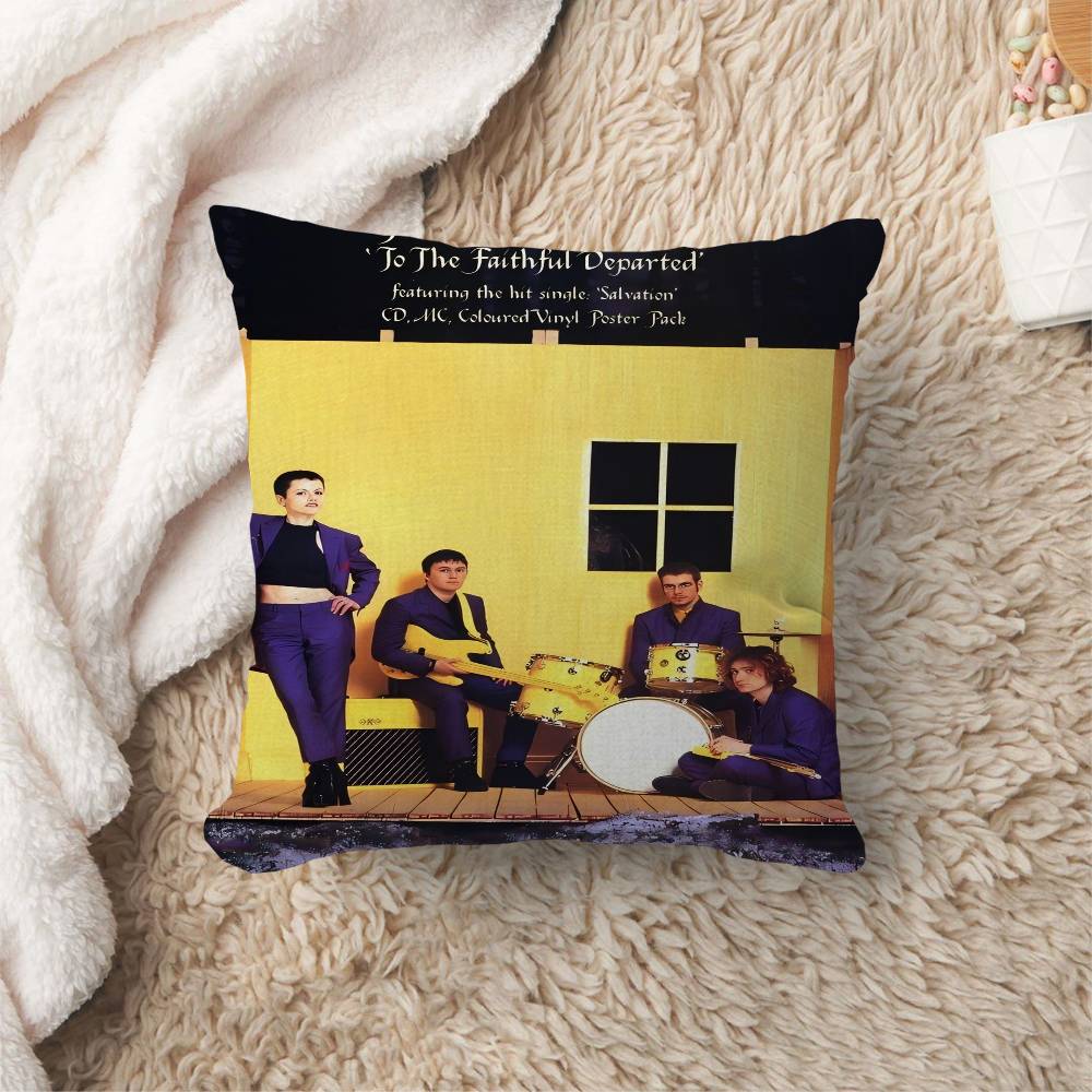 T-The C-Cranberries Band Dekorative Raumästhetik Kissenbezug Heimdekoration Schlafzimmer Sofa Bett Couch Kissenbezug 45x45