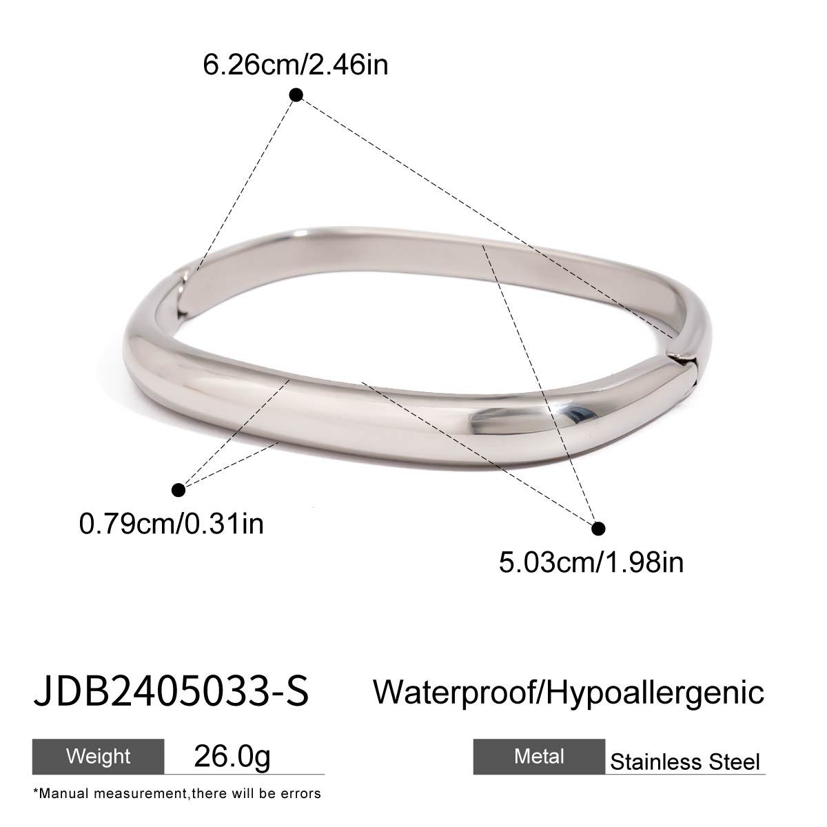 

JYL TS Bracelet Square Buckle Adds Structure & Prosperity JDB2405033-S яркий фиолетовый