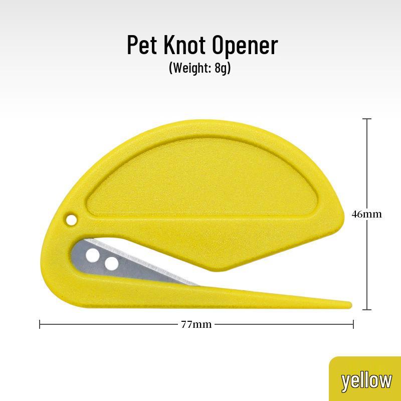 Compact Multi-Functional Plastic Mini Cutter: Envelope & Knot Opener, Paper, Box, Rope, Rubber Band Cutter, and Wire Stripper