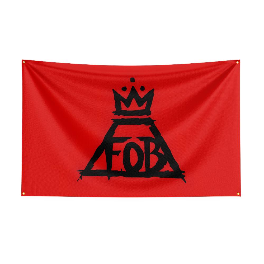 Ffall Out Boy Flag Rock Music Band Banner   Hd Printing Tapestry Exhibition Music Band Fans Garage Decor