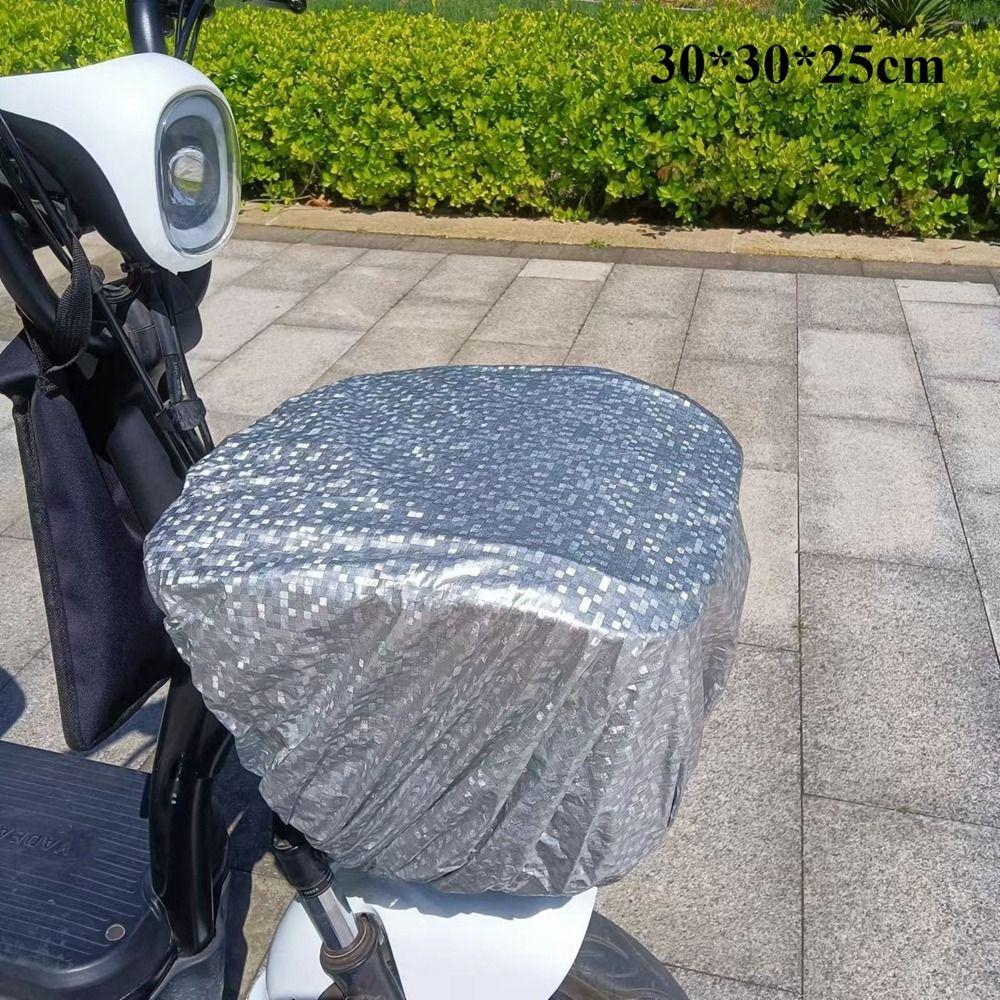 5 Kolorów Pokrowiec na Koszyk 2 Rozmiary Pokrowiec Wodoodporny Słoneczny Akcesoria do Koszyka Roweru Elektrycznego