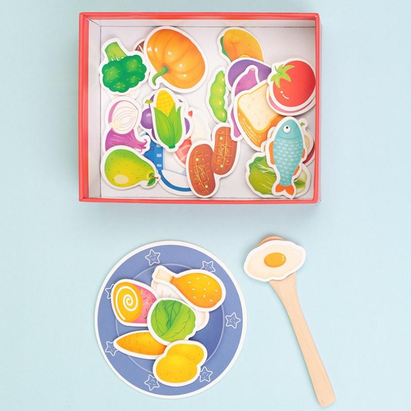 1 Set Montessori Teaching Aids Parent Child Simulation Bear Feeding Game Early Education Baby'S Fine Action Spoon Training Toy