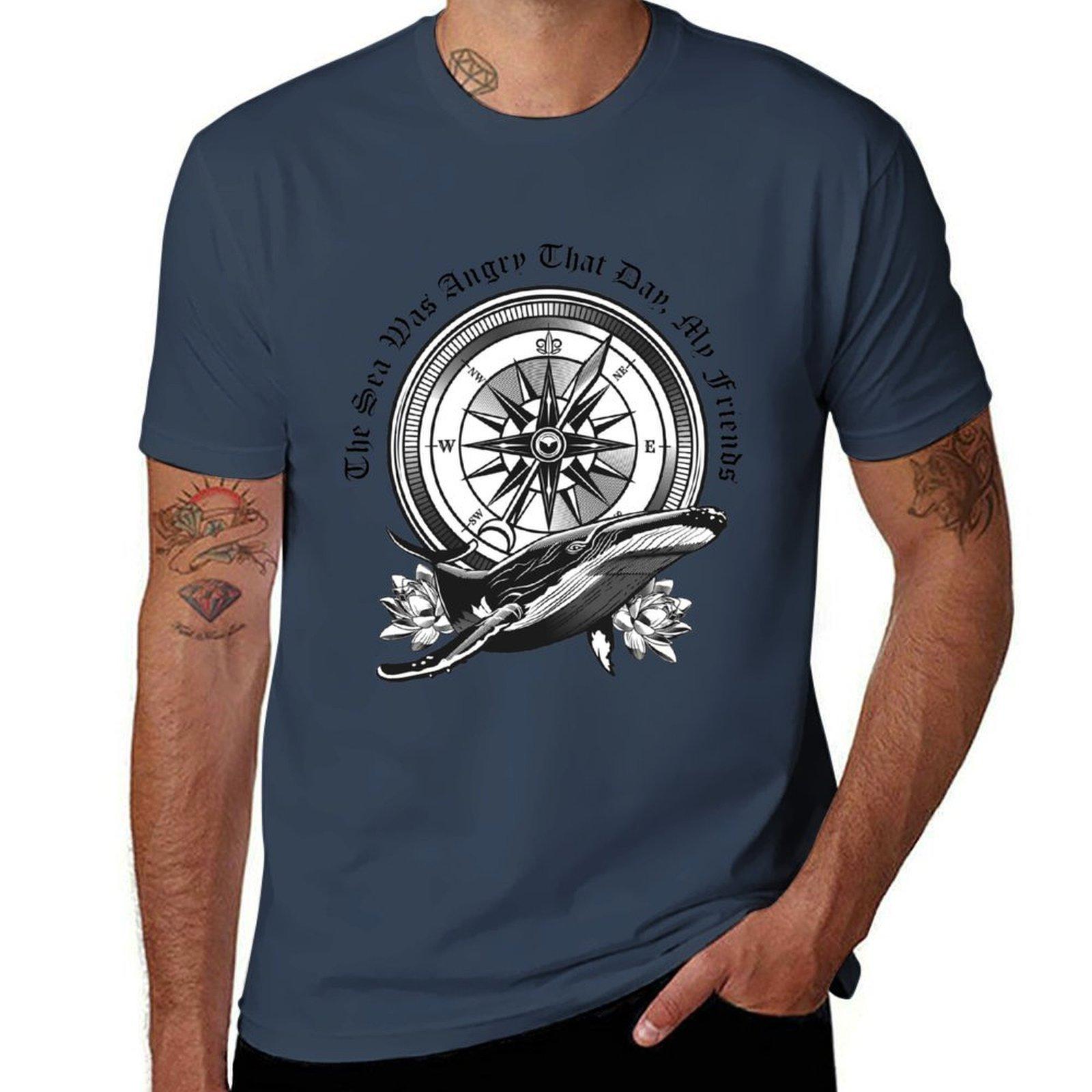 The Sea Was Angry That Day My Friends Tshirt Plus Size Comfort Fit Tee S