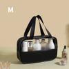 Women PU Cosmetic Storage Bag Portable Travel Wash Bag Fitness Large Capacity Cosmetic Organizer Waterproof Transparent PVC