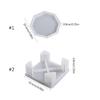 Multipurpose Lovely Octagonal Shaped Flexible Sturdy Silicone Mould Accessory for Crafting Coasters and Home Adornments