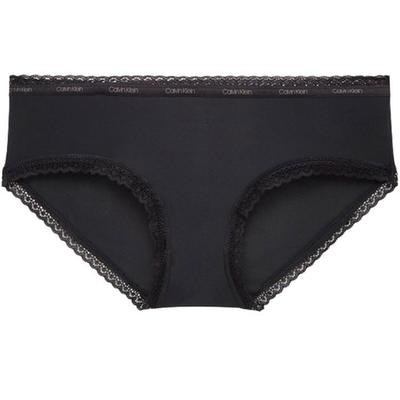 Sexy Lace Panel Comfortable Cotton Thong Women Underwear Black QD3767-UB1