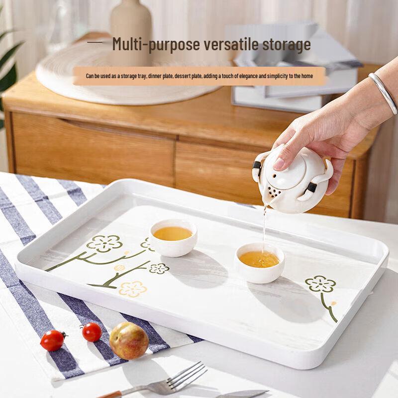 Prostokątna taca do serwowania z melaminy Youshu