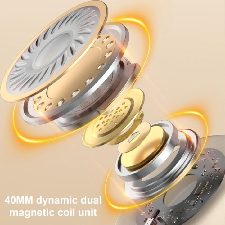 Bluetooth-compatible Over Ear Headphones With Microphones, Rechargeable Battery for 10 Hours Of Music, Comfortable Ear Cushions