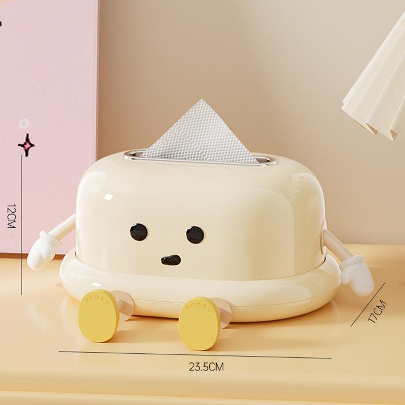 Tissue Box Living Room Premium Sense Home Kitchen Bathroom Paper Box Large Capacity Spring Lift
