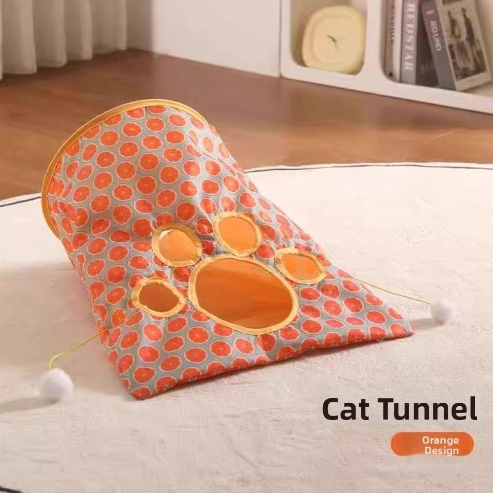 Collapsible Cat Toys Drill Bag Bite Resistant Cat Interactive Toy Cat Tunnel Bag  Small Animal