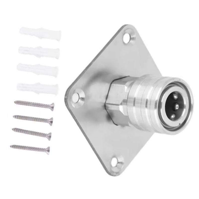 A84E-Wall Mounted Washing Machine Storage Rack High Pressure Washer Accessories Bracket Foam Launcher Storage Rack