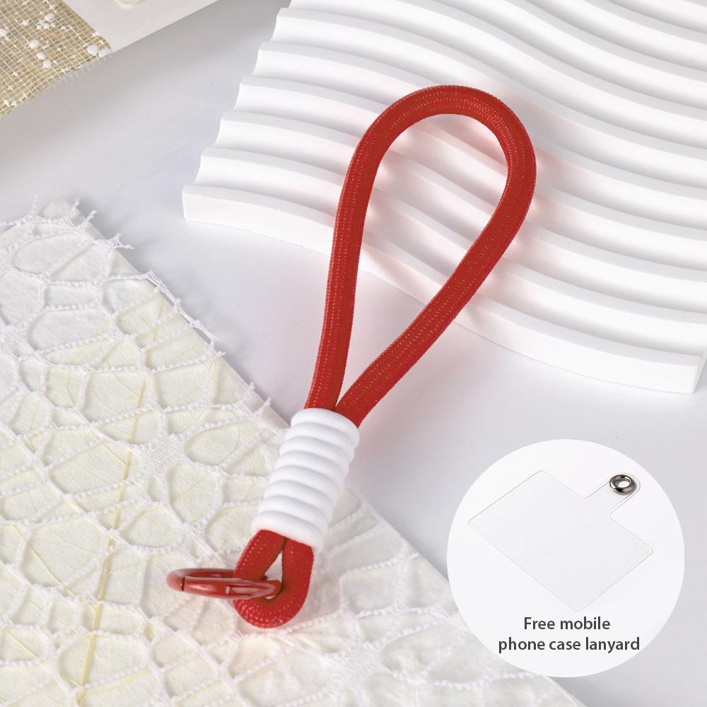 Multicolor Knot Mobile Phone Lanyard Creative Short Braided Lanyard Mobile Phone Case Key Ring Can Be Detachable To Preve