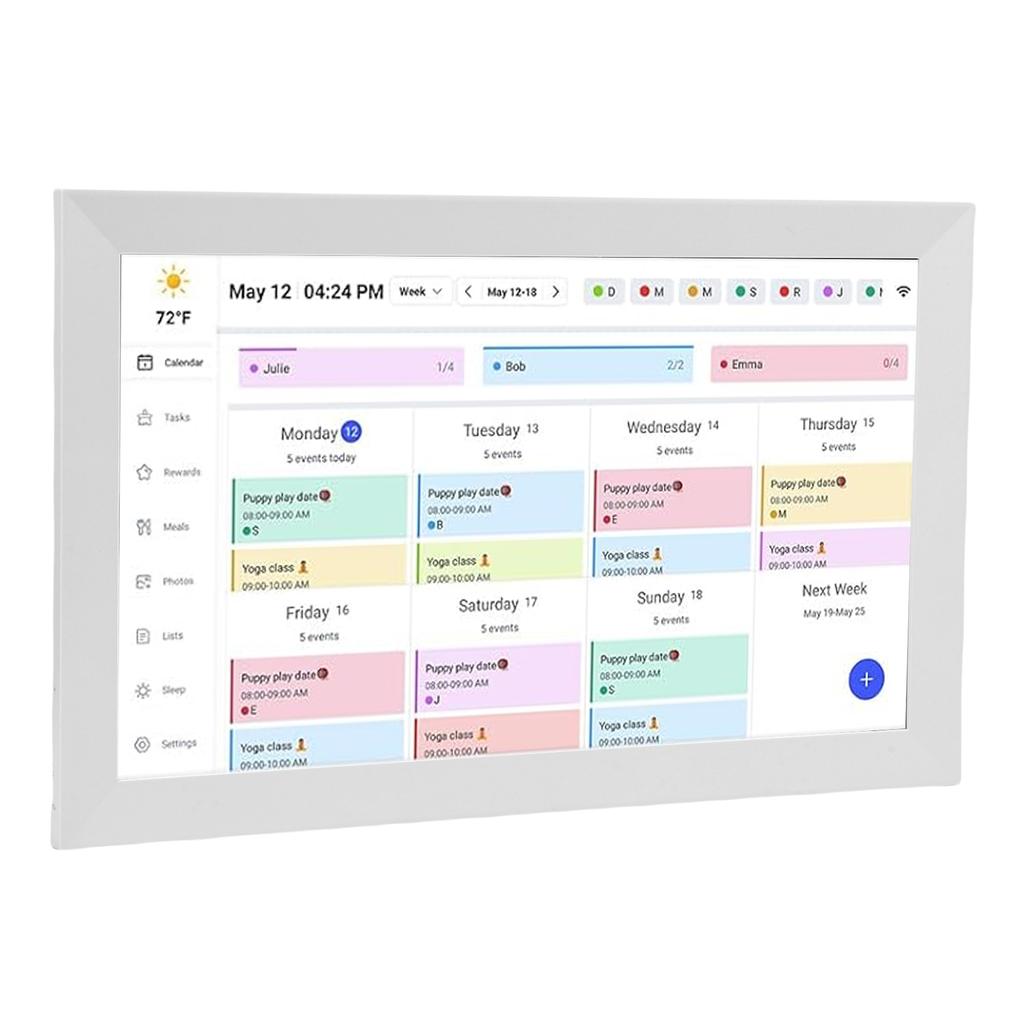 Smart Digital Calendar 1080P 15.6 Inch Touchscreen WiFi Interactive Display Digital Picture Frame Calendar Planner with