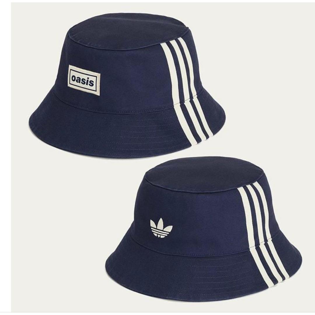 Used ADIDAS ORIGINALS OASIS Navy Bucket Hat Adidas