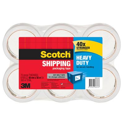 Scotch Heavy-duty Verpakkingstape 48mmx50m (6 stuks)