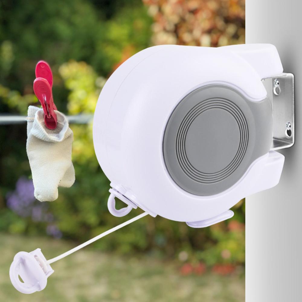 13 Meter Double Line Telescopic Clothesline Rotating Windproof Clothesline