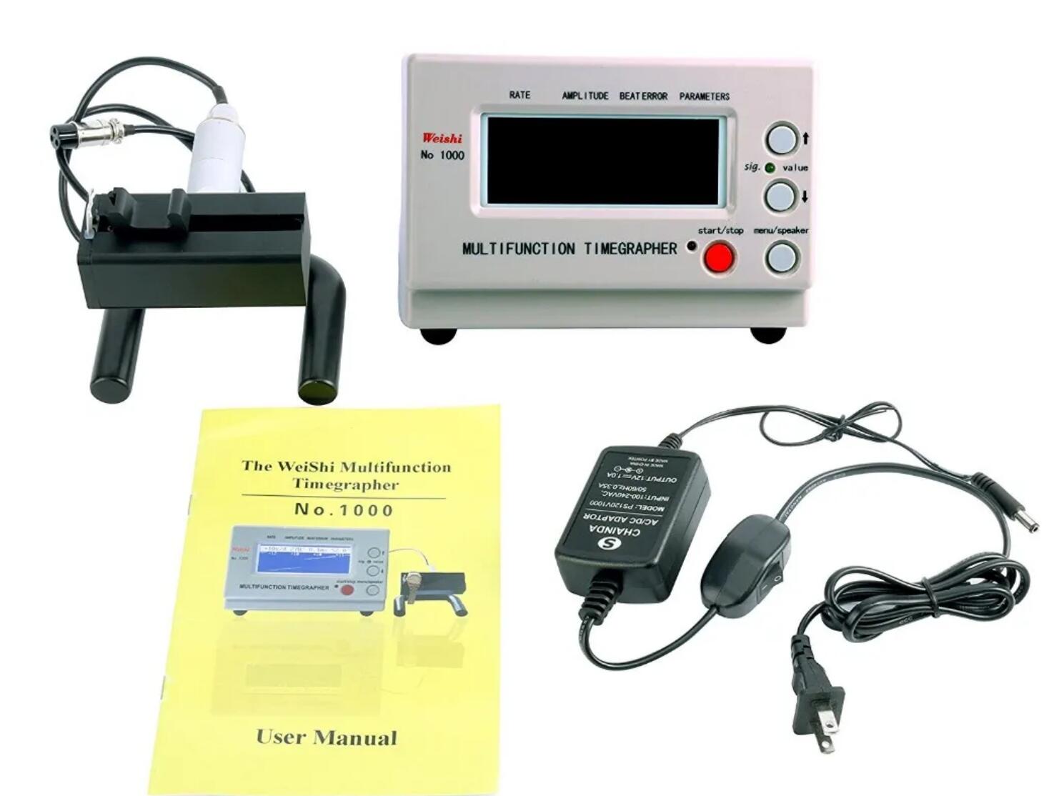 

Weishi Mechanical Watch Timing Tester Machine Multifunction Timegrapher NO. 1000