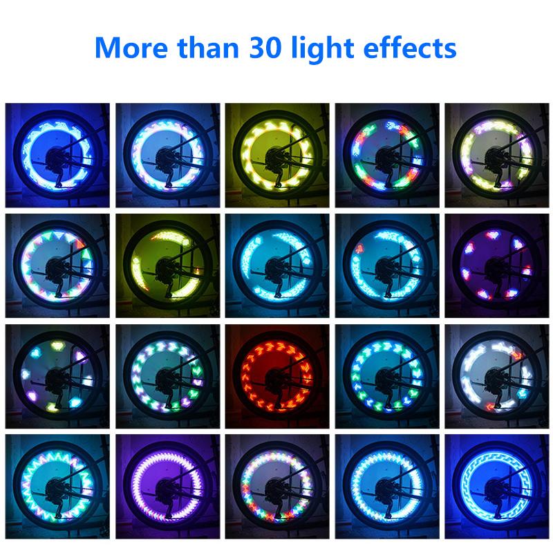 Solar Powered LED Bicycle Light Windmill Style Hub Lamp for E Bike Riding Eco Friendly Durable Night Safety Gear