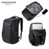 Men’s Backpacks Kingsons For 15.6,17 Inch Laptop With Type-C USB Charging Port Waterproof Business Black KS3140-AC/AD
