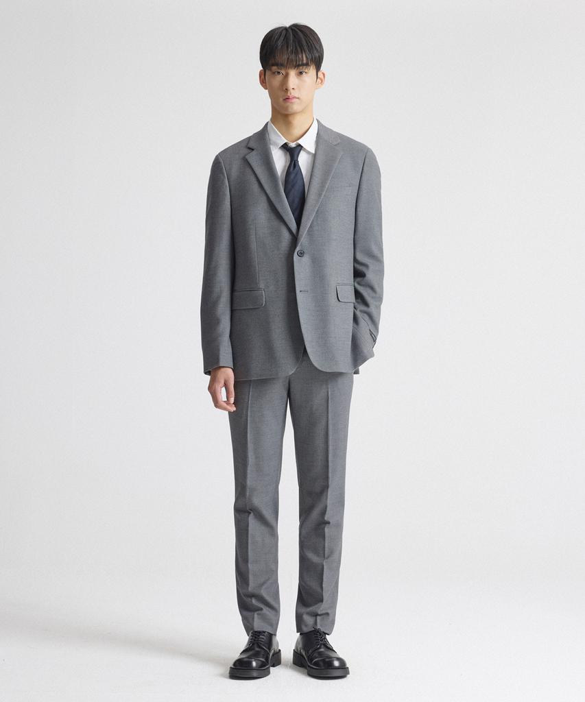 Stco Diems Soft Touch Melange Twill Jacket_Gray (Classic Fit)