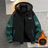 Men's Plus Size Trendy Loose Baseball Jacket - Spring/Autumn Hong Kong Style, Scruffy Cool Casual Outerwear for Couples