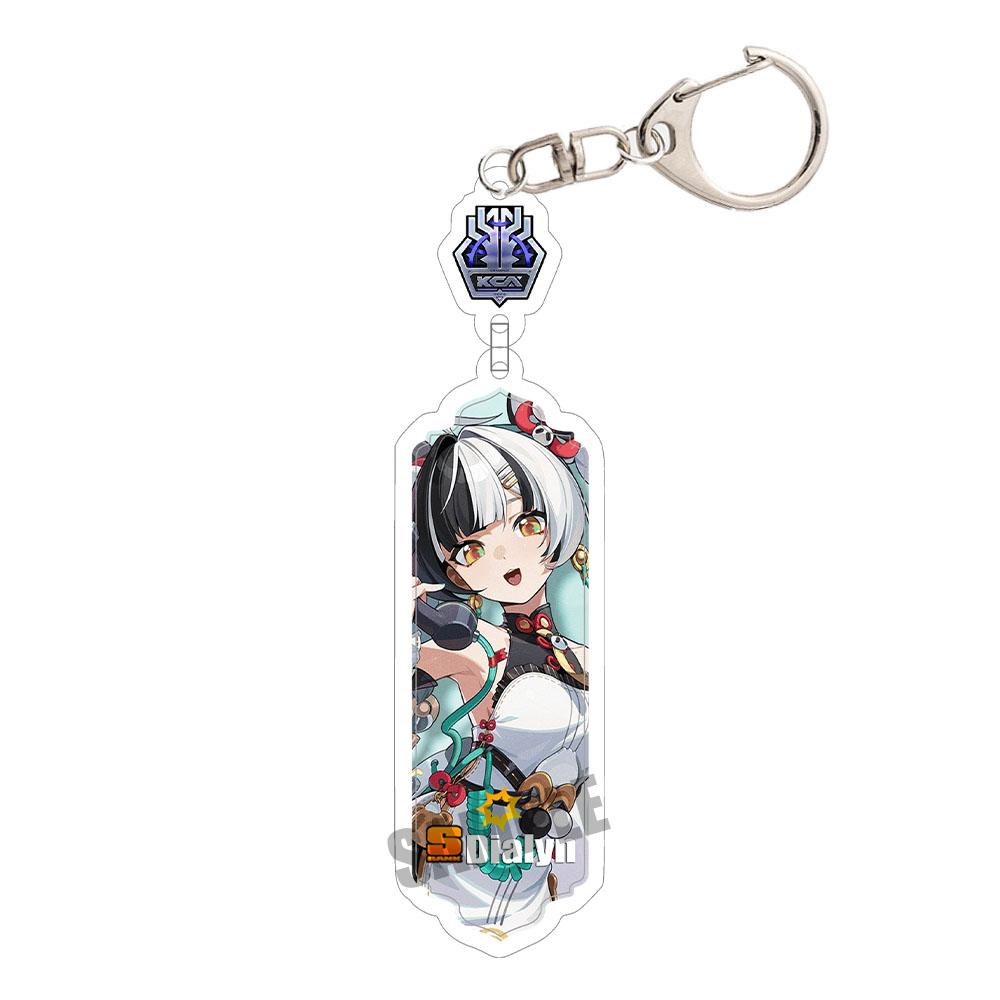 Game Zenless Zone Zero Acrylic Keychain Aria Cissia Nangong Yu Backpack Keyring Pendant Belle Nicole Demara Decorative Ornament