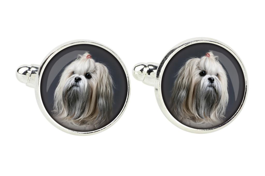 Lhasa Apso - Cufflinks In a Box, Handmade Jewelry, Product of the Art-Dog Brand