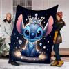 1pc S-Stitch1 Theme Blanket - Digital Print, Polyester, Cozy for All Seasons, Perfect for Outdoor, and Travel