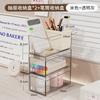 Drawer type sundries combination storage box desktop large plastic multi-layer dustproof bedroom transparent dormitory table living room