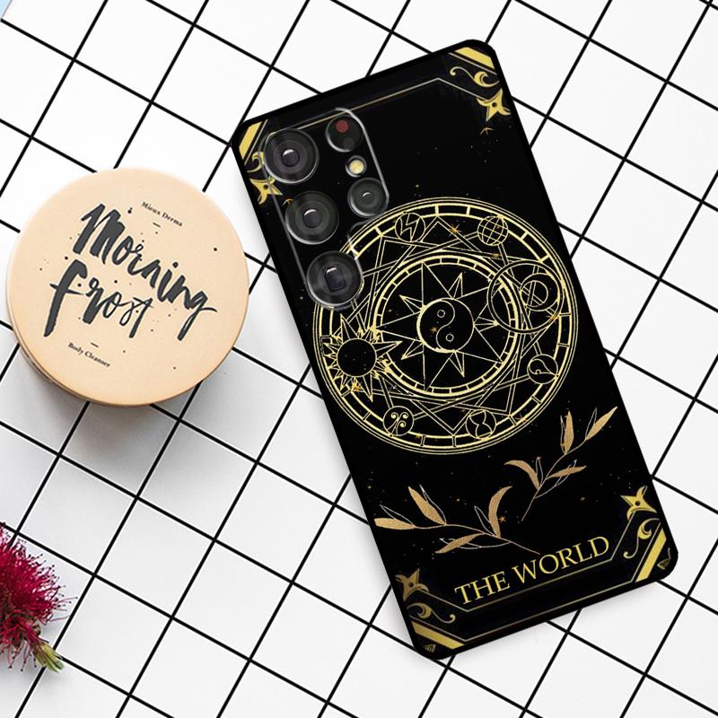 Astrology Tarot Cards Case For Samsung Galaxy S23 S10 S9 S8 Note 10 Plus Note 20 S22 Ultra S20 FE S21 FE Phone Cover