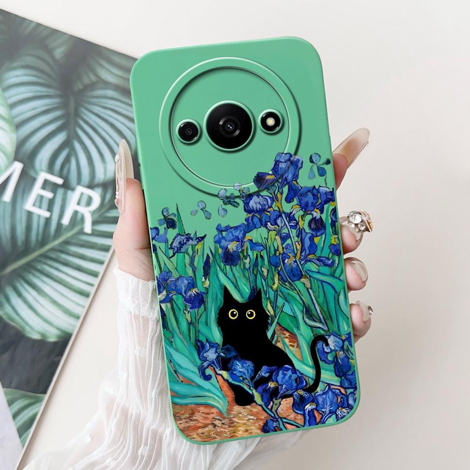 For Xiaomi Redmi A3 4G Case Luxury Art Painted Cover For Redmi A3 A2 A1 RedmiA3 RedmiA1 Phone Casing Soft Fundas ShockProof