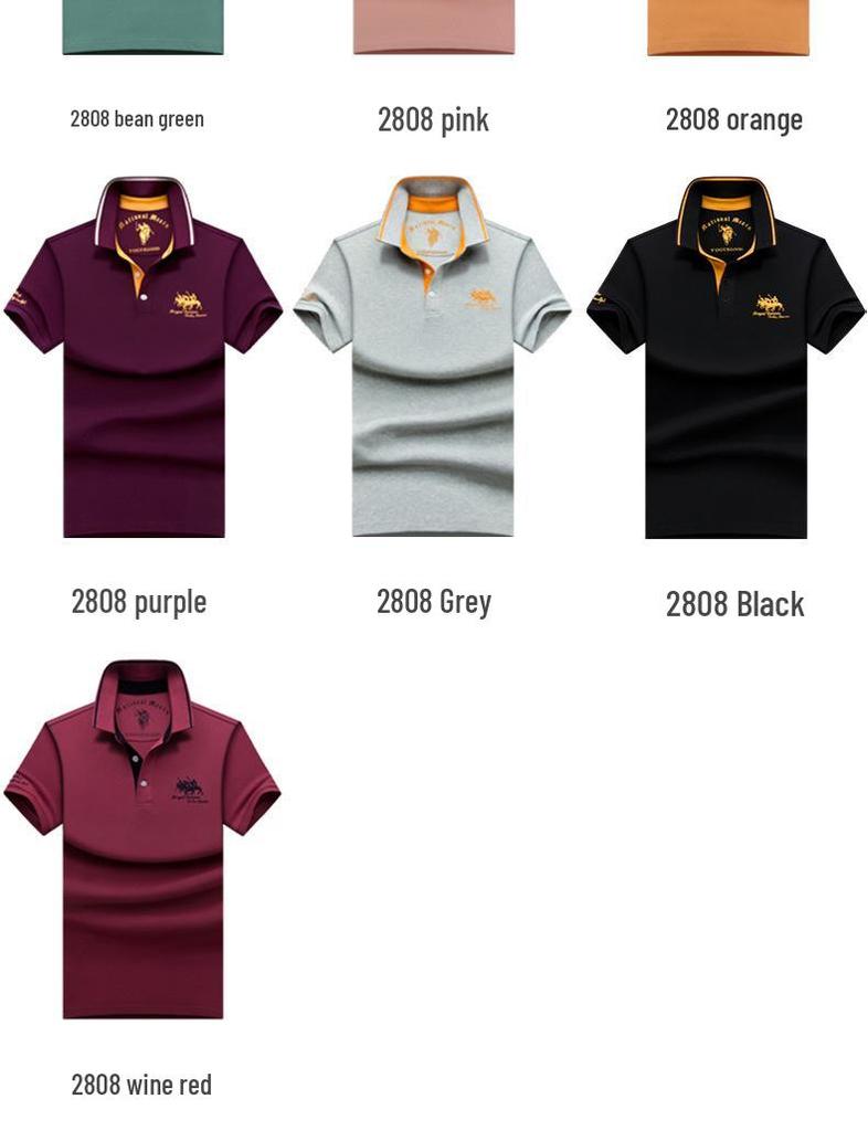 Paul Herren High-End Poloshirt - Sommer Kurzarm Revers, Reine Baumwolle, Übergröße verfügbar