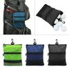 3-Layers Zipper Golf Bag Golf Tee Bag Pouch Bag Golf Balls Holder Bag Golf Balls Pouch Bag Golf Storage Handbag Pocket