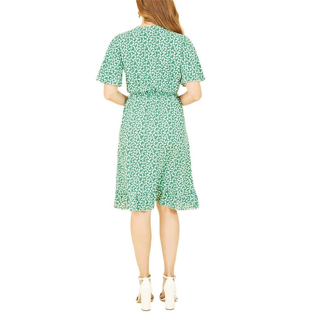 Mela London Womens/Ladies Ditsy Floral V Neck Wrap Dress