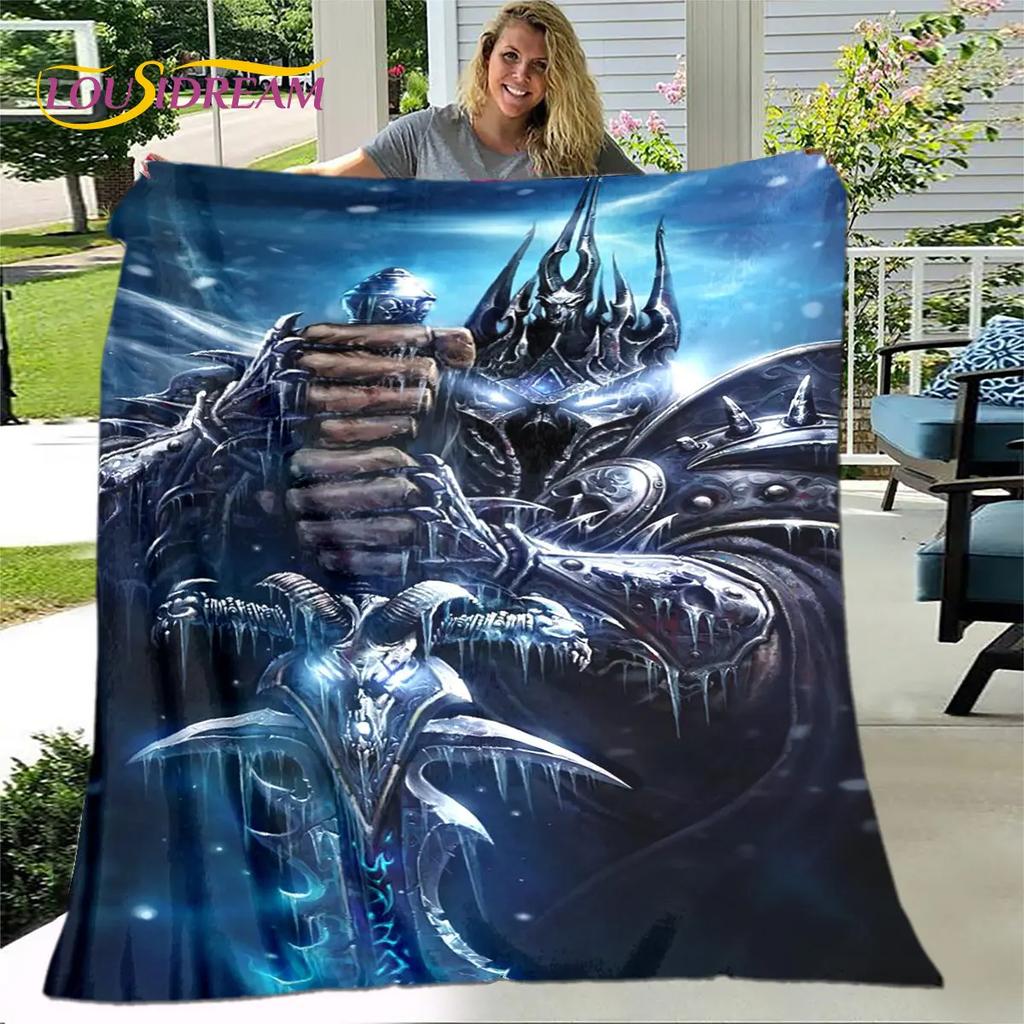 WOW, World of Warcraft Game Gamer Soft Plush Blanket,Flannel Blanket Throw Blanket for Living Room Bedroom Bed Sofa Picnic Cover