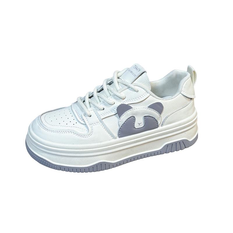 

Маленькие белые туфли женские новые студенческие туфли с пандой женские цветные повседневные туфли женские туфли на толстой подошве для увеличения роста 35 фиолетовый