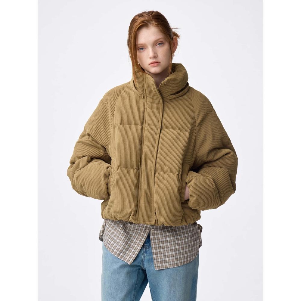 Uniqlo Gu Warm Padded Corduroy Jacket