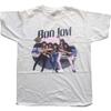 2026 Hot Sale Bon Jovi T-Shirt Heart & Dagger Logo Bon Jovi Shirt Tee Unisex Unisex Cotton Casual Loose Streetwear Oversized Tshirt