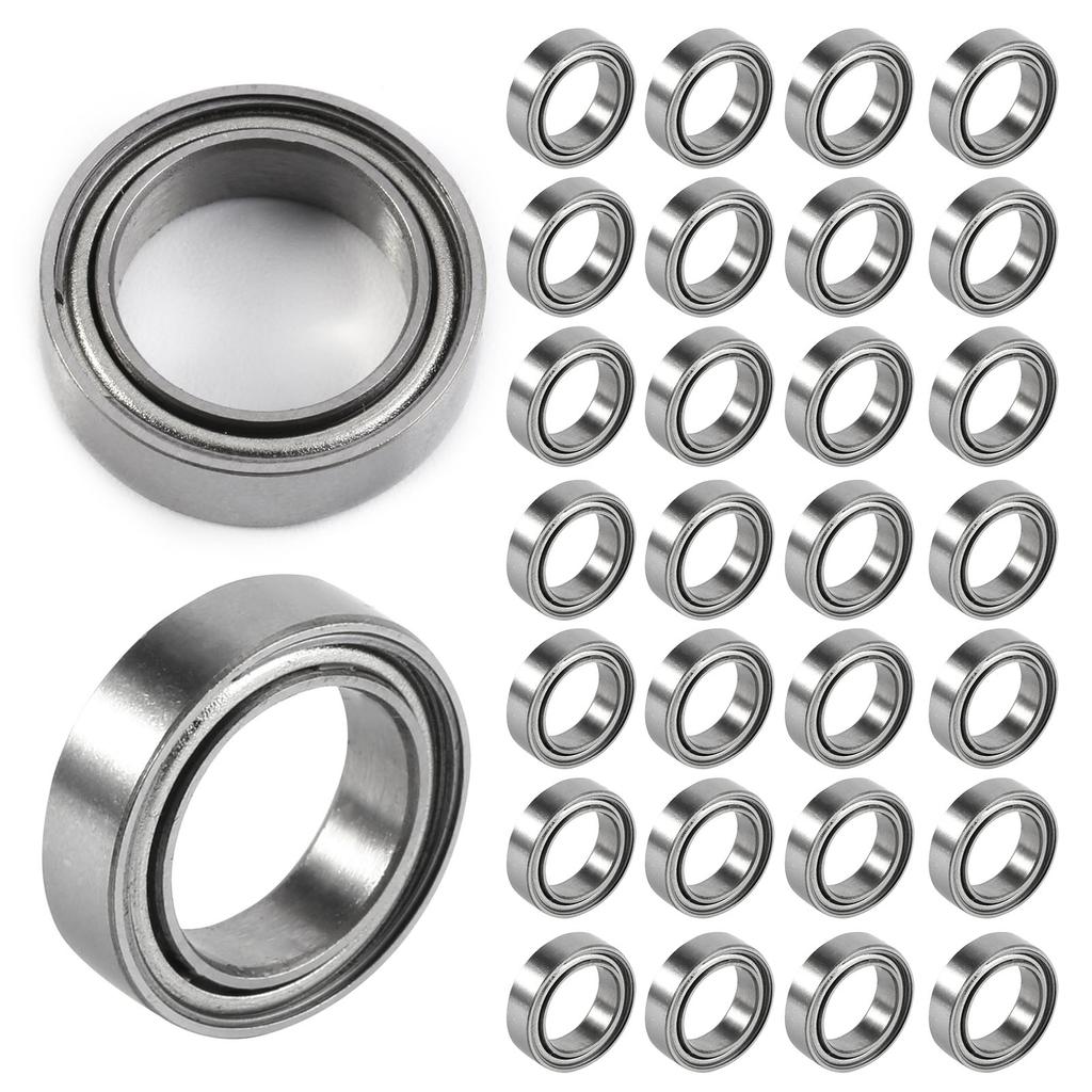 30 Pcs Thin Wall Bearing 6700ZZ 10x15x4mm Low Noise Double Shielded Small Bearings