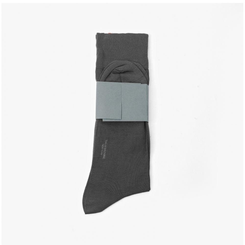 Tom Brown Mas023b 01690 035 4 Bar Stripe Three Line Tab Mid Calf Socks