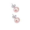 925 Silver Pearl Stud Earrings - Korean Minimalist Women's Fashion Jewelry