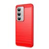 For Xiaomi Redmi 15 5G (Global) (169mm) Back Cover MOFI Brushed Texture Carbon Fiber Soft TPU Case