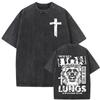 God Is So Much Bigger Than Print T Shirt Retro Christian Bible Jesus Doodle Vintage Washed T Shirts Unisex Women Harajuku Tee Shirt