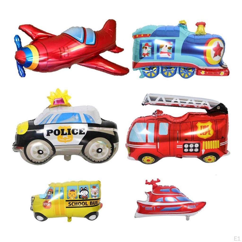 Transportation Birthday Party Decorations Balloon Banner Garland