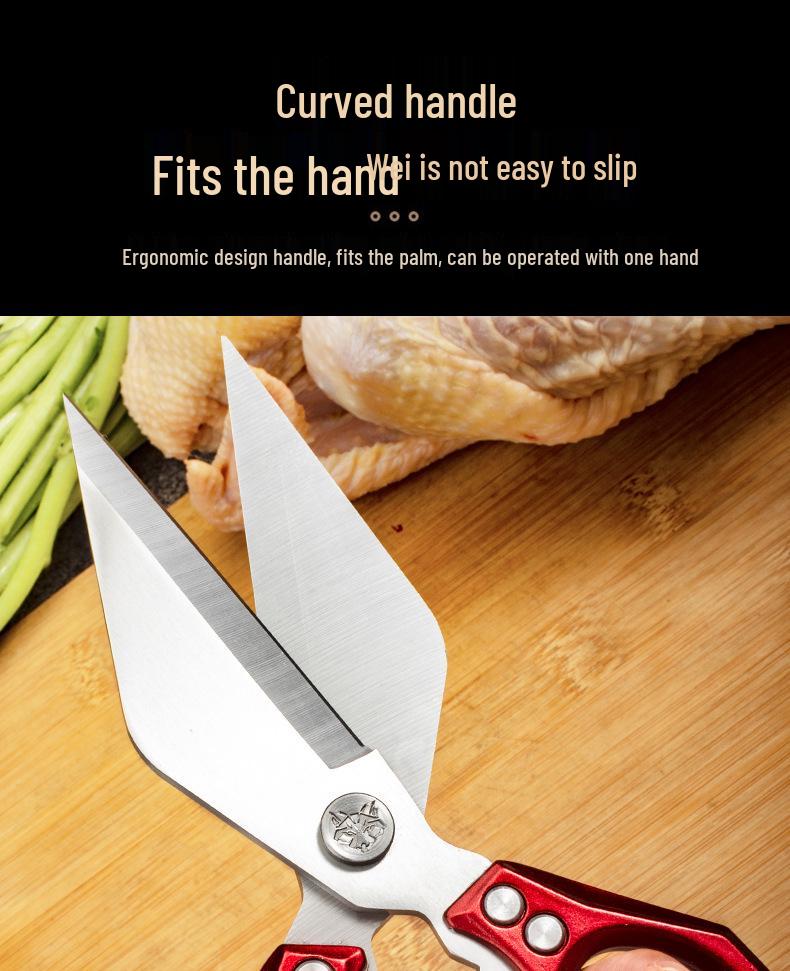 New Hot-Selling Multi-Functional Chicken Bone Scissors with German Diamond Cutter Head for Enhanced Kitchen Use