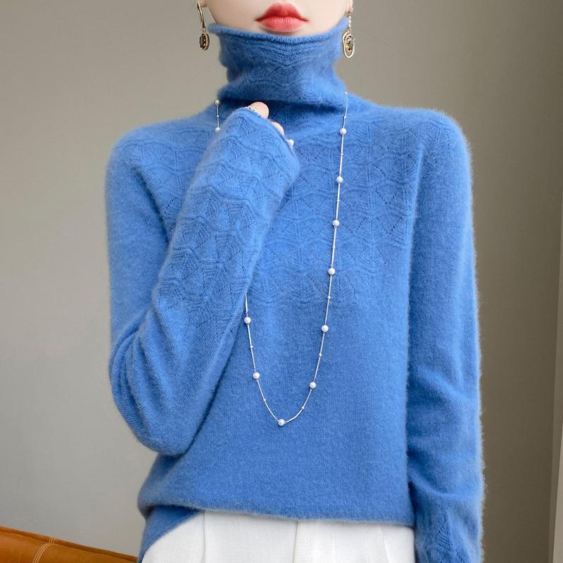 

Кардиган с воротником Дудуо для женской осени и зимы, новая первая линия готовой одежды, кашемировая вязаная базовая рубашка, приятный к коже, универсальный свитер XXL